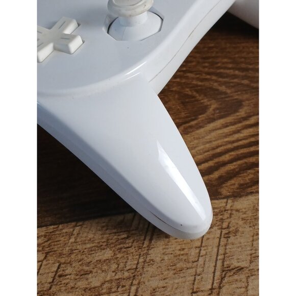 Nintendo Wii Pro Controller Classic White RVL-005 OEM Tested Working - Picture 4 of 8